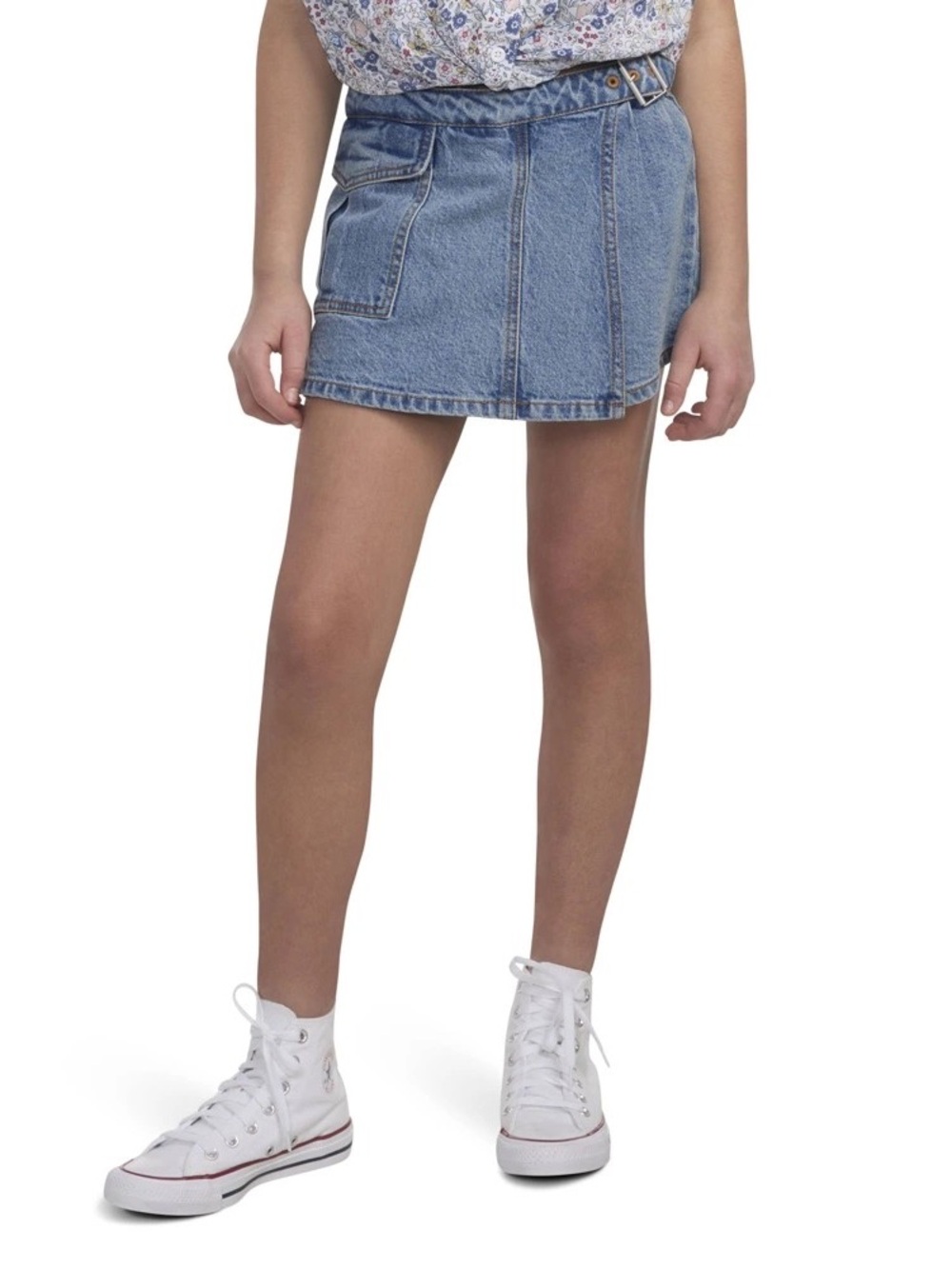 Levi's® Denim Skort & Detachable Belt 2-Piece